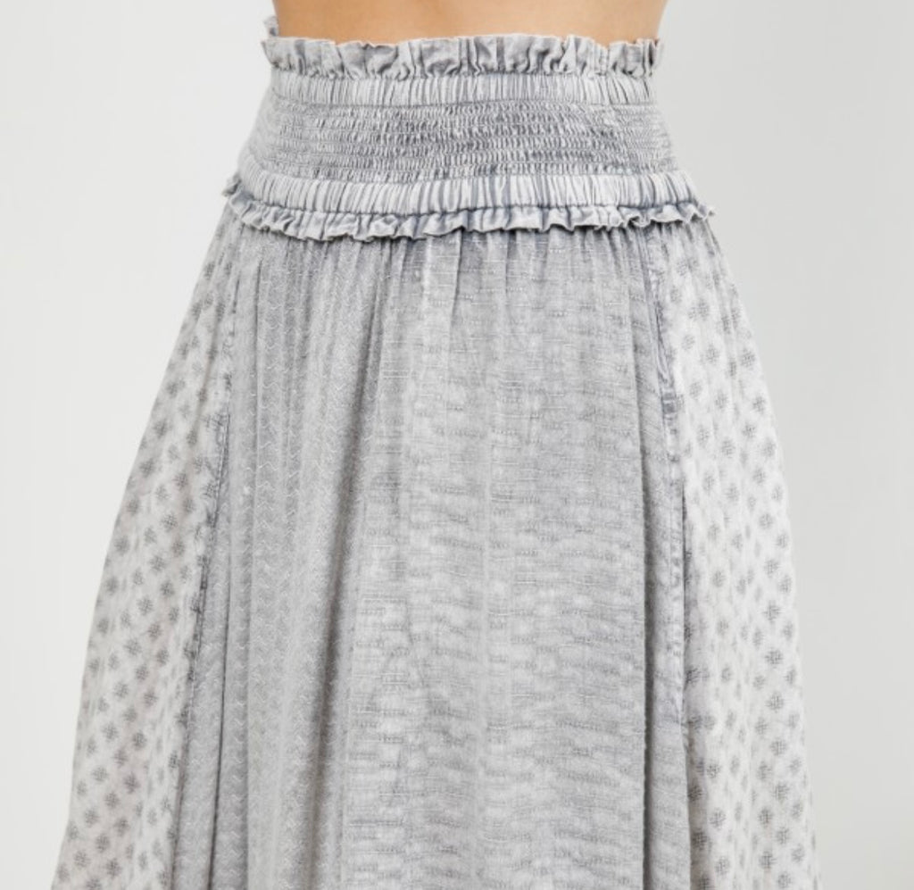 Rustic Ruffled Tiered Skirt