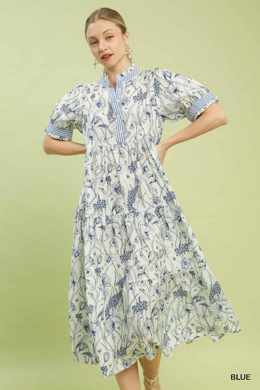 Floral Tiered Maxi Dress