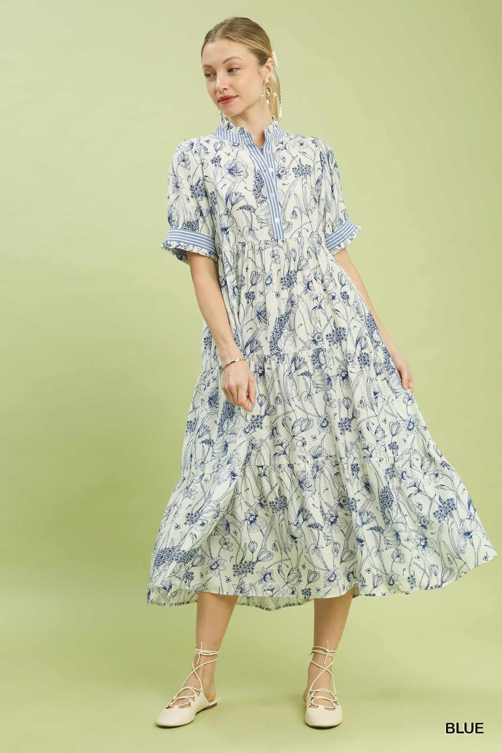 Floral Tiered Maxi Dress