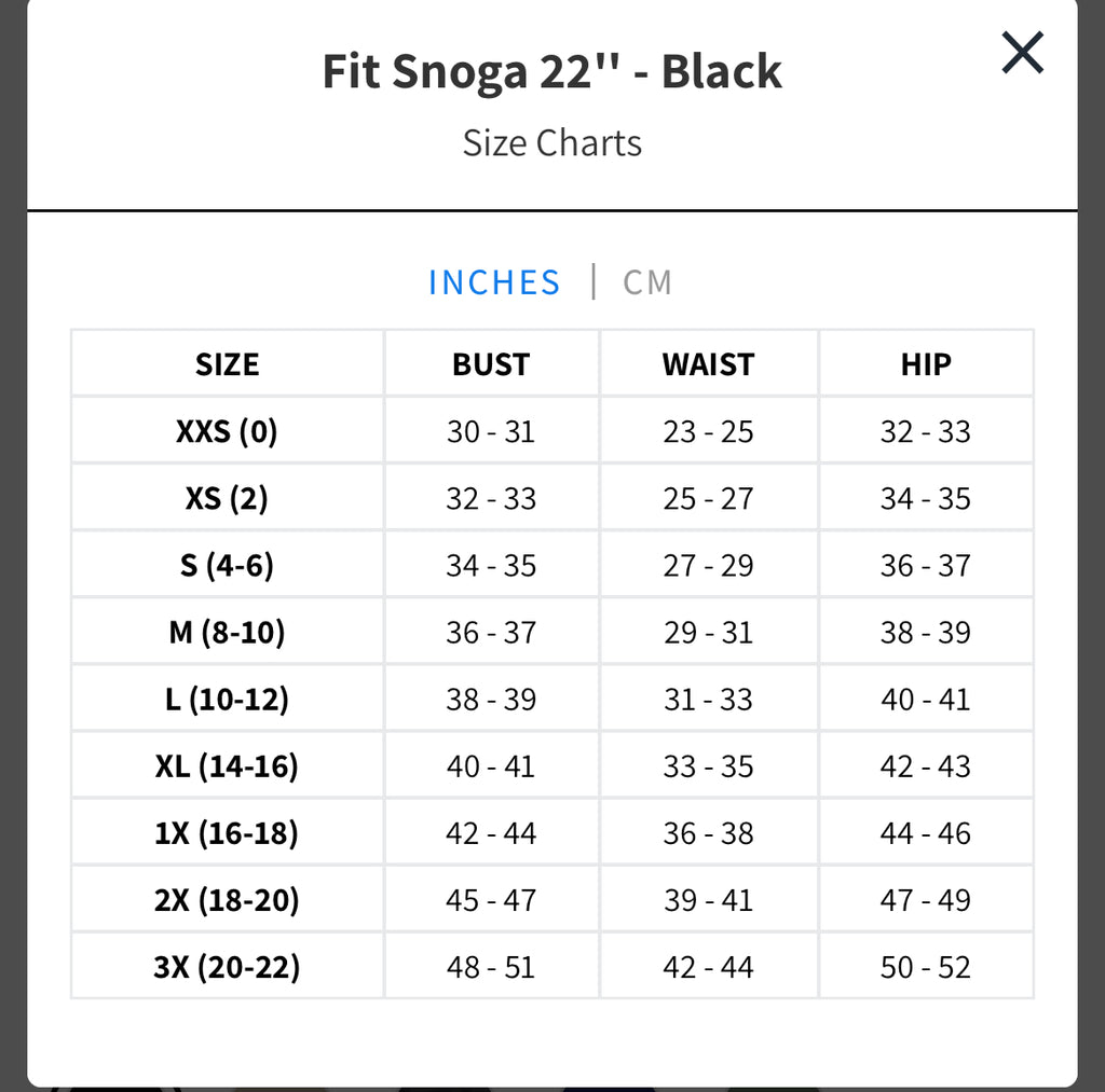 Fit Snoga 22" - Black