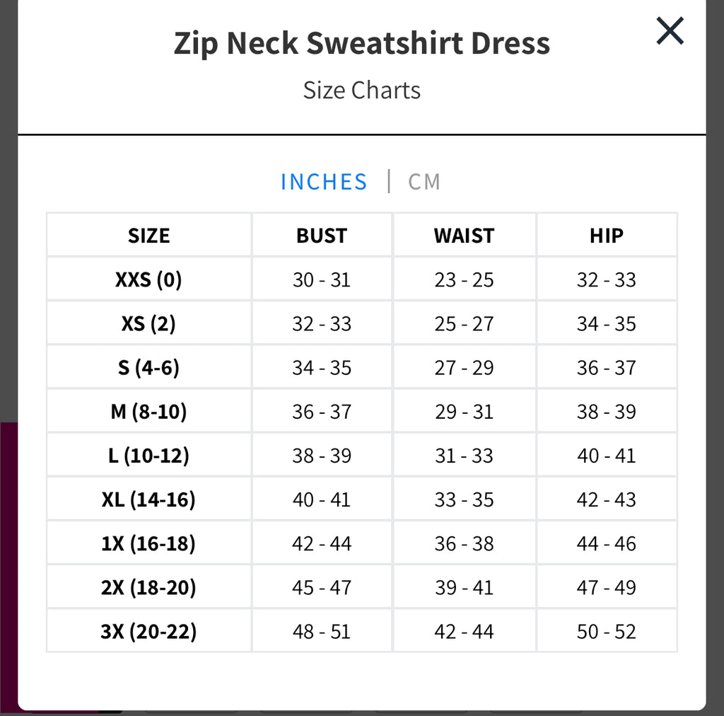 Zip Neck Sweatshirt Dress